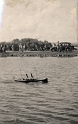 19500000s G S LONG Drake + GSL's car beyond Poole Park fresh water lake 1